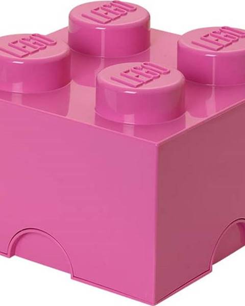 LEGO Růžový úložný box čtverec LEGO®