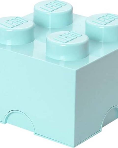 LEGO Světle modrý úložný box čtverec LEGO®