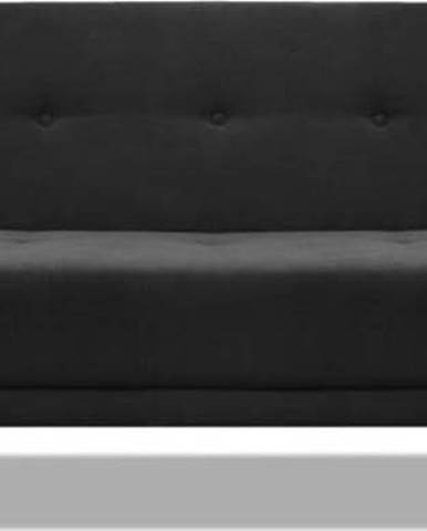 Černá rozkládací pohovka Cosmopolitan Design Bristol, 212 cm