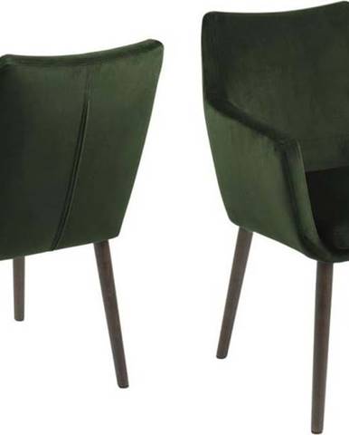 Zelená jídelní židle Actona Nora