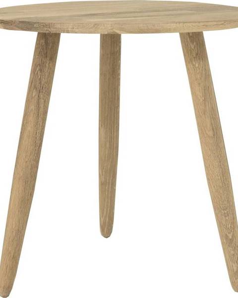 Canett Odkládací stolek z dubového dřeva Canett Uno, ø 40 cm