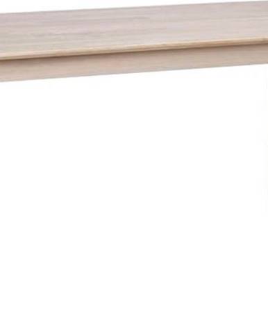 Matně lakovaný dubový jídelní stůl Rowico Mimi, 180 x 90 cm
