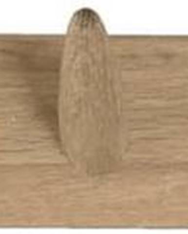 Nástěnný věšák na oblečení z dubového dřeva Canett Uno, šířka 60 cm