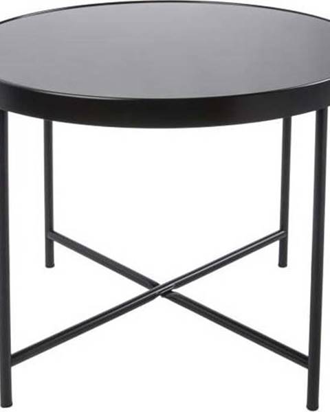 Leitmotiv Černý konferenční stolek Leitmotiv Smooth XL, ⌀ 60 cm
