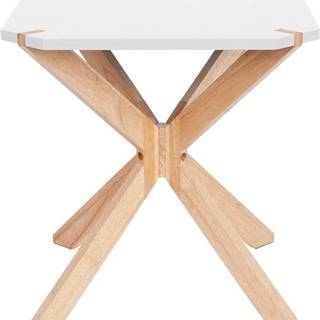 Bílý odkládací stolek Leitmotiv Mister, 45 x 45 cm