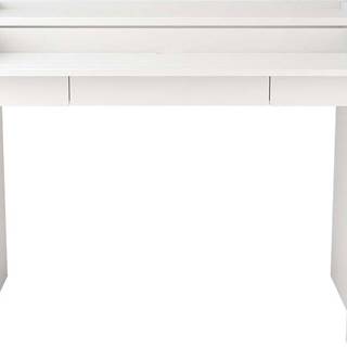 Pracovní stůl s bílou deskou 36x110 cm Mel – Woodman