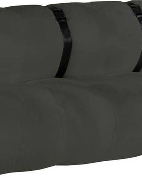 Tmavě šedá rozkládací pohovka vhodná do exteriéru Karup Design Design OUT™ Buckle Up Dark Grey
