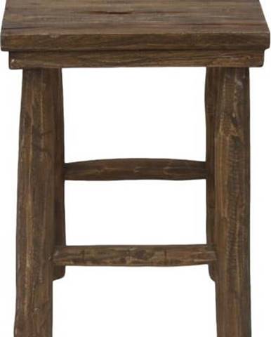 Stolička z neopracovaného teakového dřeva HSM collection Pank