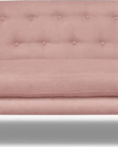 Světle růžová pohovka Cosmopolitan design London, 162 cm