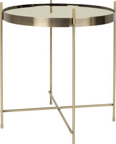 Odkládací stolek ve zlaté barvě Zuiver Cupid, ø 43 cm