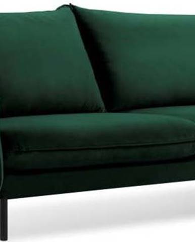 Zelená sametová pohovka Cosmopolitan Design Vienna, 200 cm