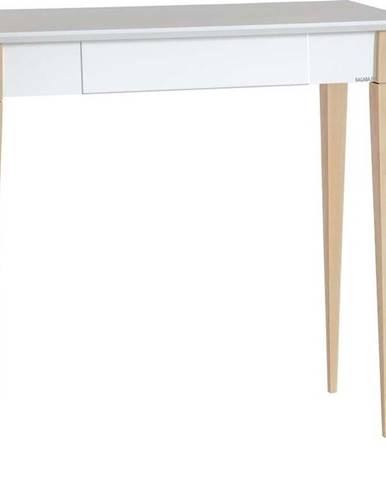 Bílý pracovní stůl Ragaba Mimo, délka 65 cm