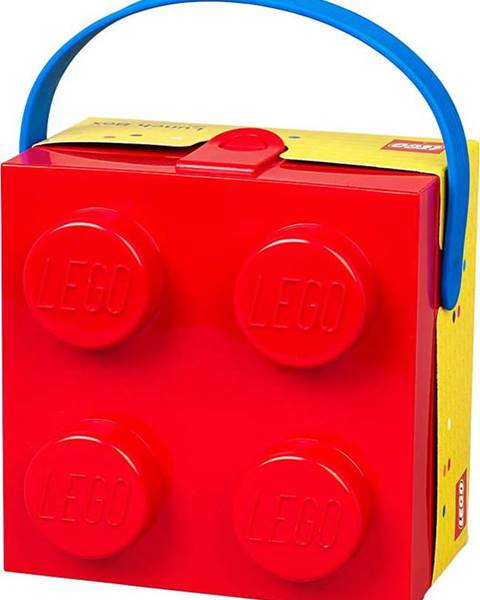LEGO Červený úložný box s rukojetí LEGO®