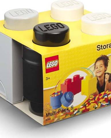 Set 3 ks plastových úložných krabic na LEGO®, 25 x 25,2 x 18,1 cm