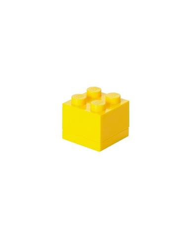 Žlutý úložný box LEGO® Mini Box