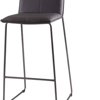 Sada 2 šedých barových židlí sømcasa Lou