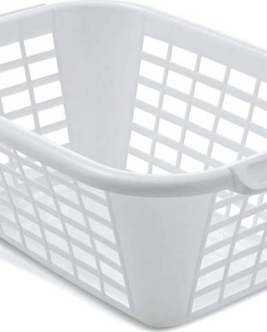 Bílý koš na prádlo Addis Rect Laundry Basket, 40 l