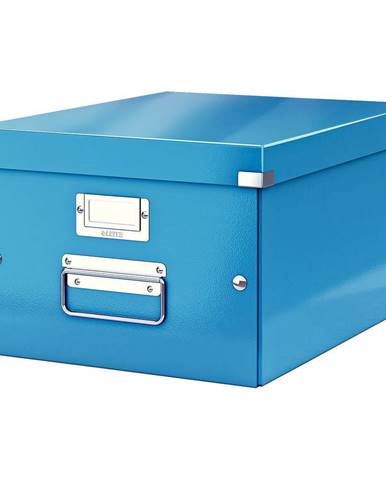 Modrá úložná krabice Leitz Universal, délka 37 cm