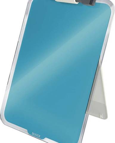 Modrý skleněný flipchart na stůl Leitz Cosy, 22 x 30 cm