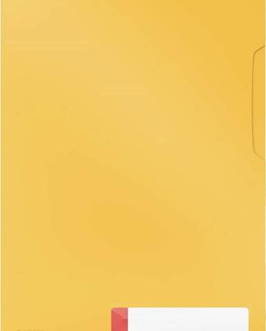 Žluté neprůhledné kancelářské desky Leitz Cosy, A4