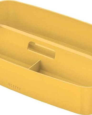 Žlutý plastový organizér na psací potřeby/do šuplíku MyBox - Leitz