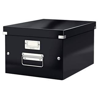 Černá úložná krabice Leitz Universal, délka 37 cm