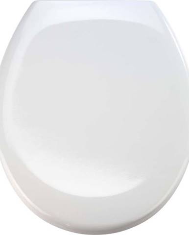 Bílé WC sedátko se snadným zavíráním Wenko Premium Ottana, 45,2 x 37,6 cm