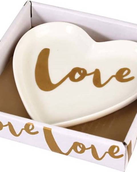 Rex London Ozdobný porcelánový talířek Rex London Love Heart