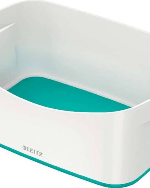Leitz Bílo-tyrkysový plastový úložný box MyBox - Leitz