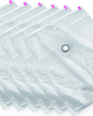 Sada 6 vakuových úložných obalů na oblečení Compactor Large Vacuum Bags, 80 x 100 cm