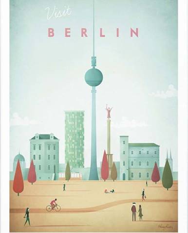 Plakát Travelposter Berlin, A2