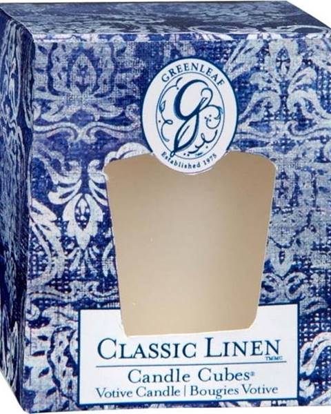 Svíčka s vůní lnu Greenleaf Classic Linen, doba hoření 15 hodin