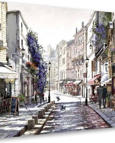 Obraz Styler Canvas Watercolor Paris II, 60 x 80 cm