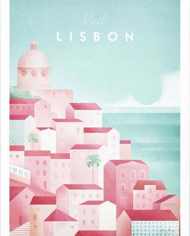 Plakát Travelposter Lisbon, A3