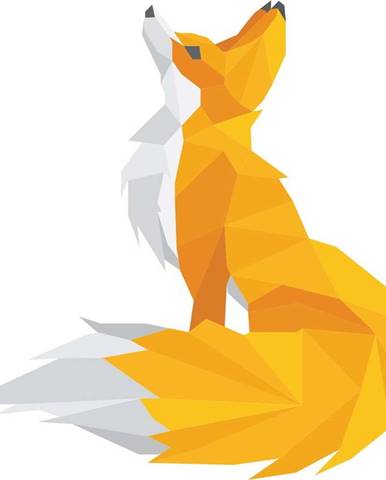 Samolepka Ambiance Origami Foxie