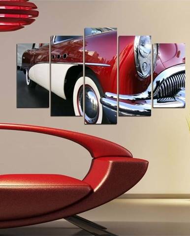 Vícedílný obraz 3D Art Retro Vintage Car, 102 x 60 cm