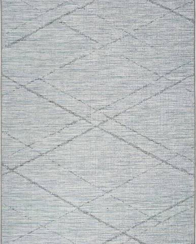 Modrošedý venkovní koberec Universal Weave Cassita, 130 x 190 cm