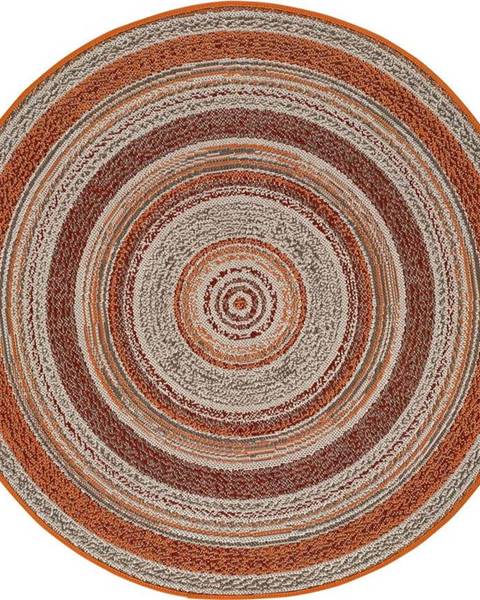 Universal Oranžový venkovní koberec Universal Verdi, ⌀ 120 cm