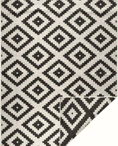 Černo-krémový venkovní koberec NORTHRUGS Malta, 160 x 230 cm