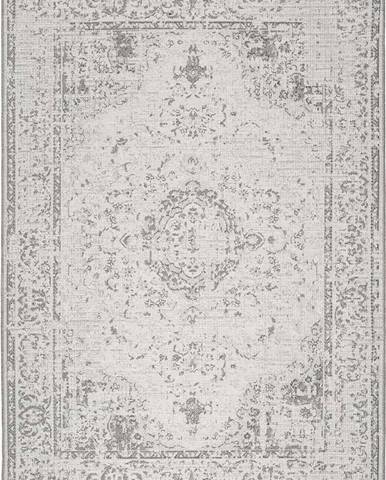 Šedobéžový venkovní koberec Universal Weave Lurno, 130 x 190 cm