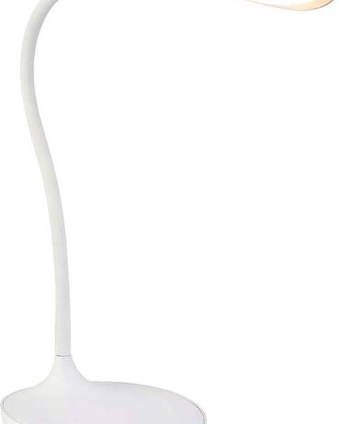 Markslöjd Bílá stolní lampička s USB portem Markslöjd Swan