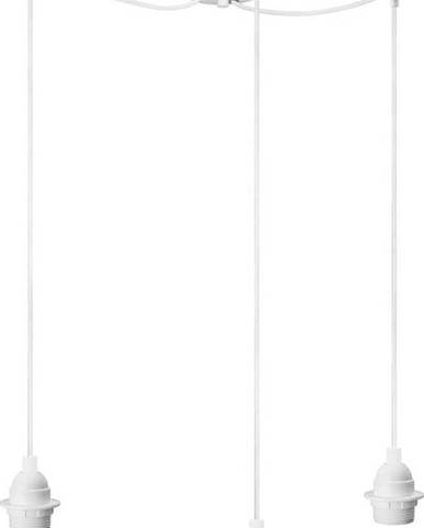 Bílé tříramenné závěsné svítidlo Bulb Attack Uno Plus