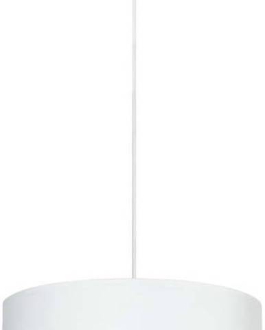 Bílé závěsné svítidlo s detailem v měděné barvě Sotto Luce Mika XL, ⌀ 50 cm