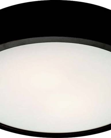 Černé kruhové stropní svítodlo LAMKUR Plafond, ø 37 cm