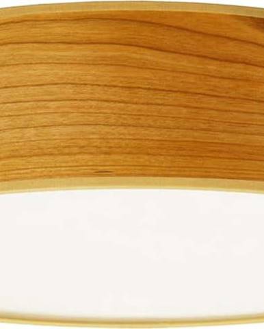 Stropní svítidlo z přírodní dýhy v barvě třešňového dřeva Sotto Luce TSURI L, ⌀ 40 cm