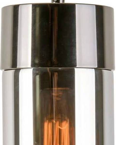 Leitmotiv Závěsné svítidlo v metalicky šedé barvě se zrcadlovým leskem Leitmotiv Lax