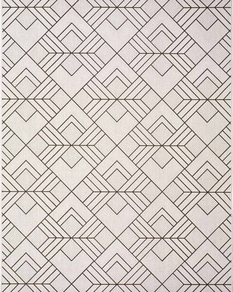 Universal Bílobéžový venkovní koberec Universal Silvana Caretto, 120 x 170 cm