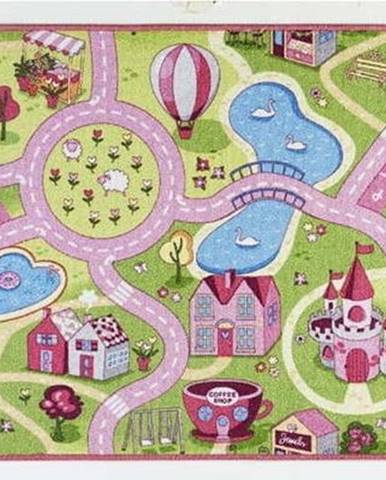 Dětský koberec Hanse Home Sweet Town, 90 x 200 cm