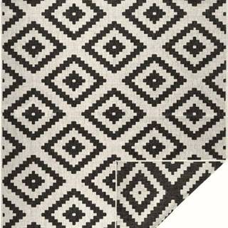 Černo-krémový venkovní koberec NORTHRUGS Malta, 160 x 230 cm