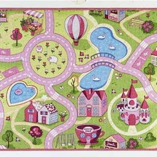 Dětský koberec Hanse Home Sweet Town, 90 x 200 cm
